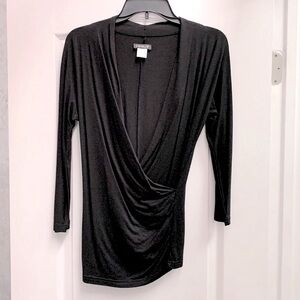 Women’s Long Sleeve Black Top